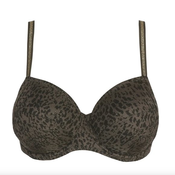 NWT Prima Donna Premium Balcony Bra Size 32E Twist Petit Bijou Padded - Reptile - Picture 7 of 7
